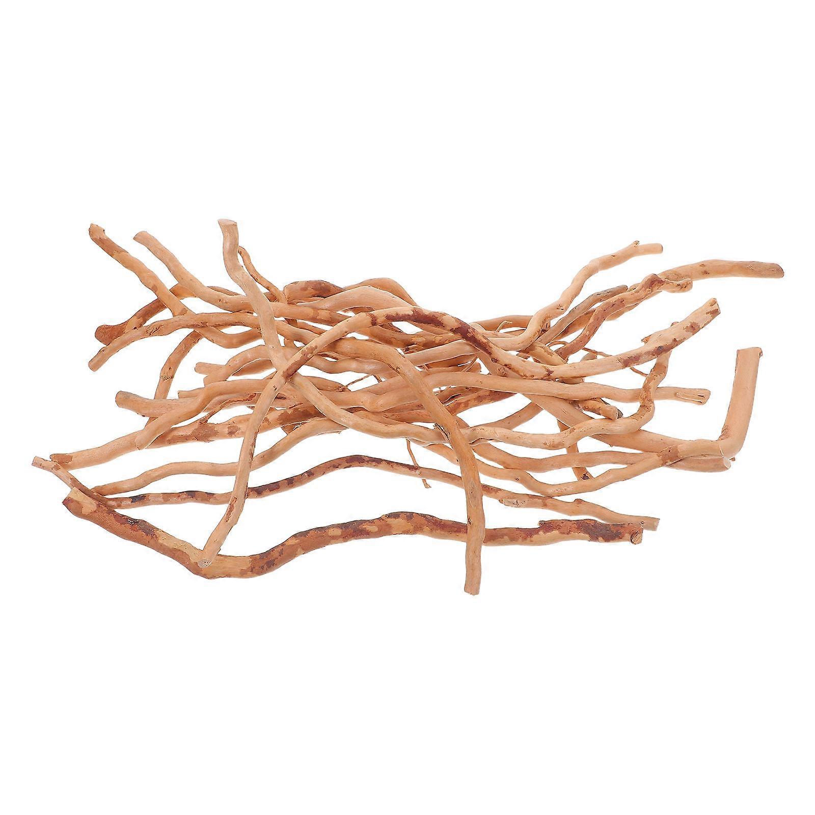 수족관용 나무 가지 장식용 스틱, 수족관 실내 장식용, 부패 방지 처리제 20개 세트