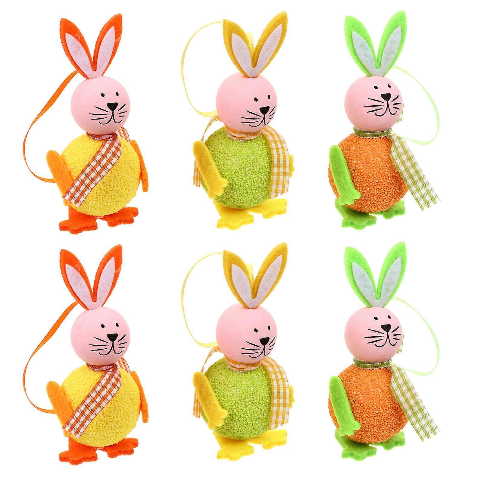 Easter Bunny Ornaments for Kids Playing 18Pcs Easter Party Decorations