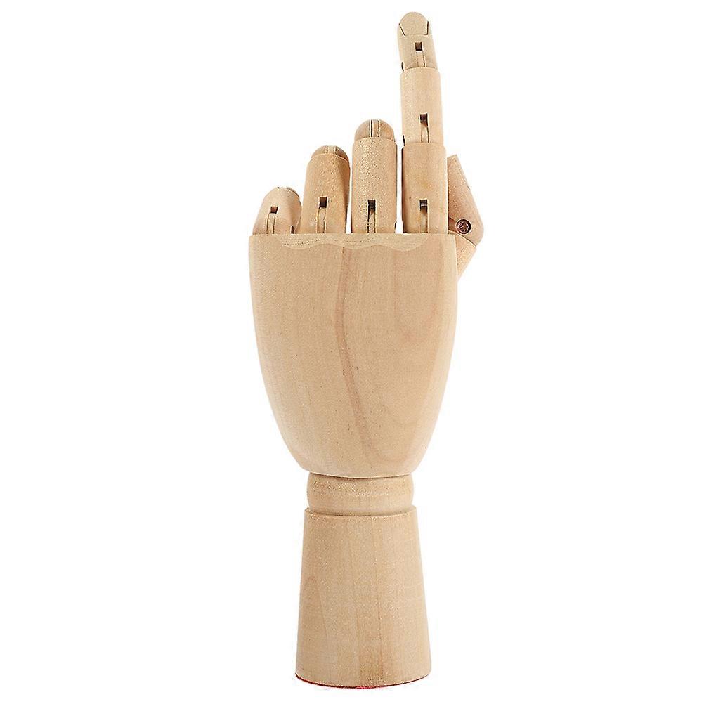 Flexible Joint Hand Model For Artists Drawing Tool 10 Inch Left Hand Beige 1 Set