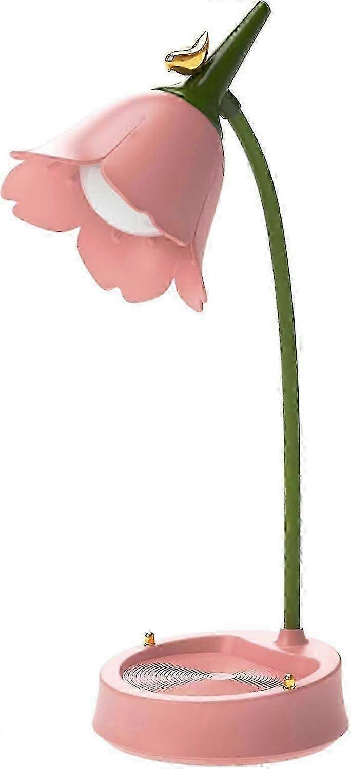 Children's table lamp, dimmable LED table lamp with 3 color temperatures with touch sensor