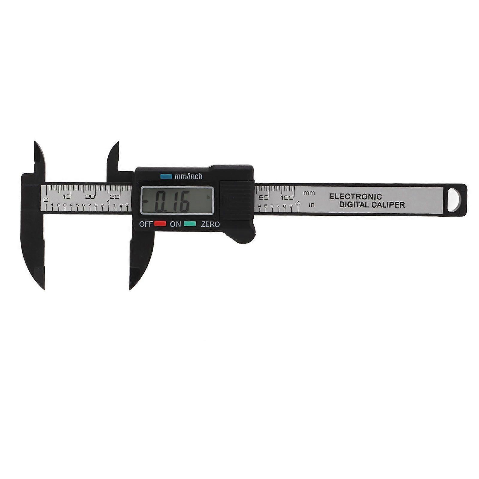 Digital Caliper Mini LED 0100mm Plastic Lightweight Portable Easy Convenient Durable Caliper Measuring Tool