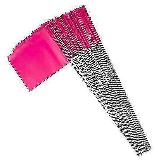 100Pcs Marking Flags Lawn Flag Markers Waterproof Non-Fading Widely Used PVC Landscape Flags Sprinkler Flags