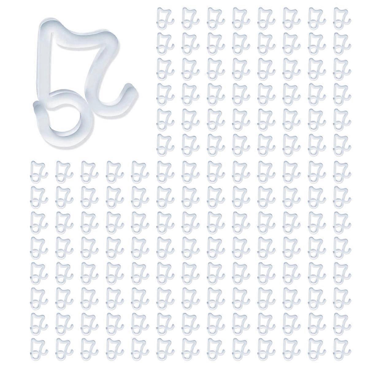 100 Pack Light Clips, for Outside String Lights Roof Icicle Lights