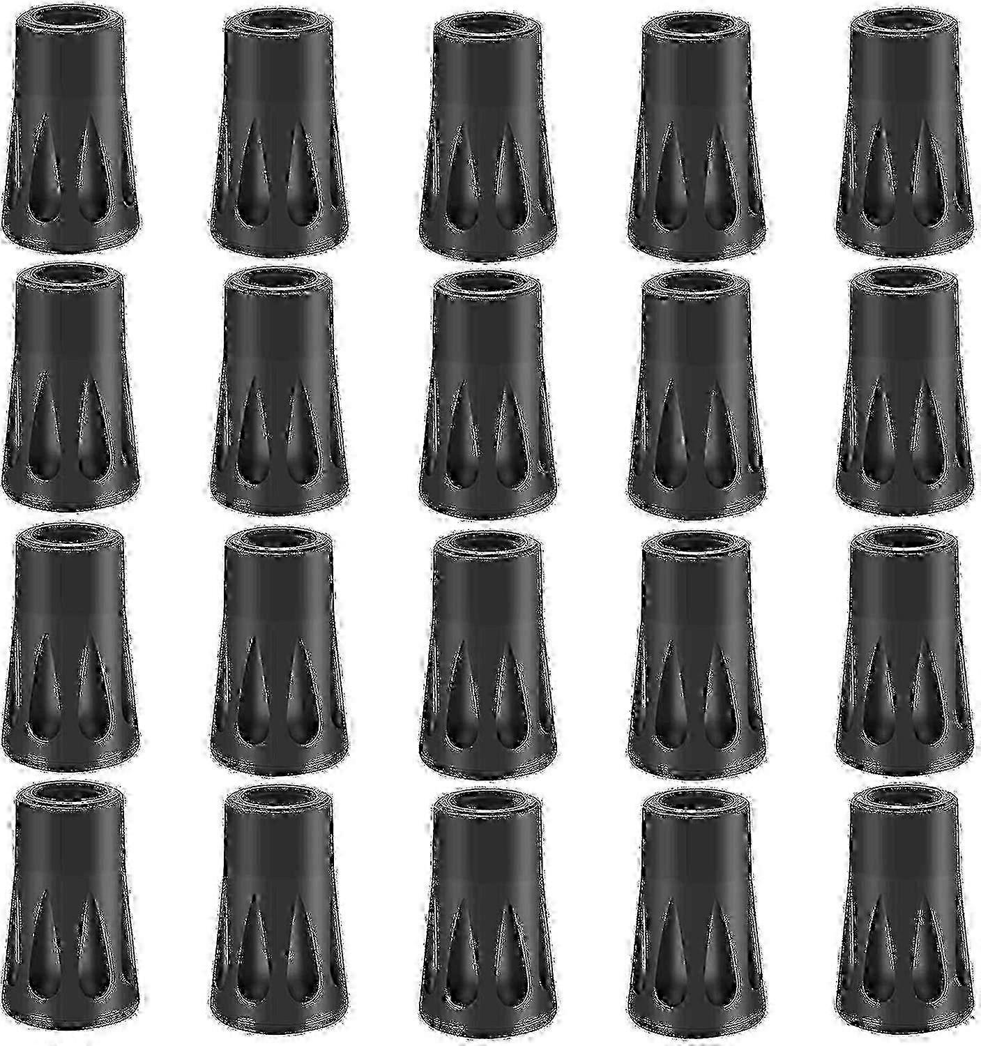 2025 20 X Rubber Buffer Set Hiking Poles Rubber Buffer Nordic Walking Pads