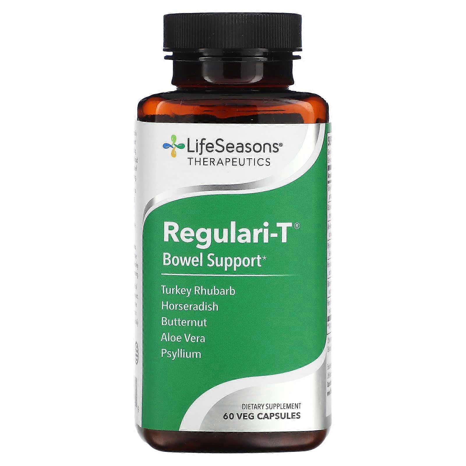 Regulari-T, Bowel Support, 60 Veg Capsules