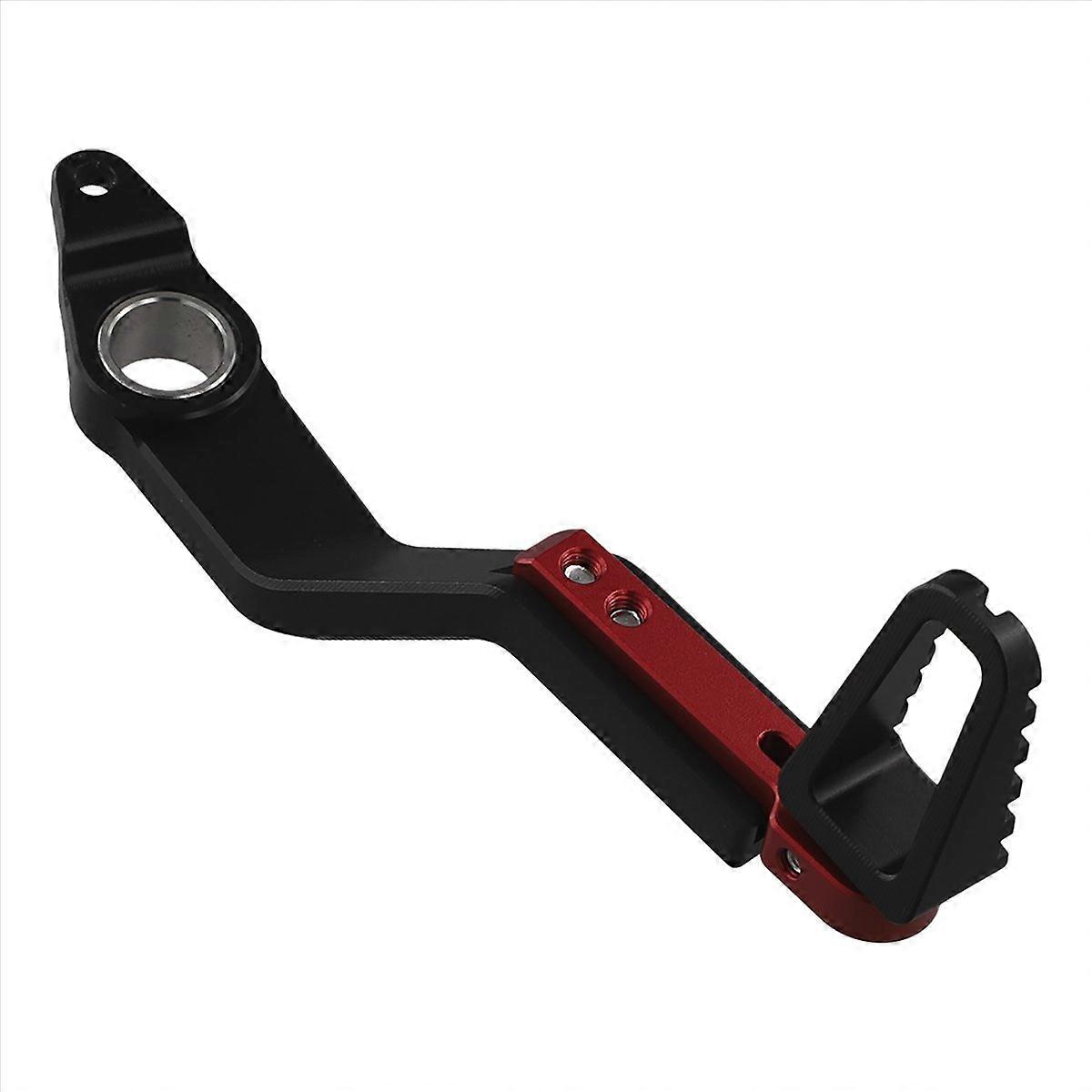 Motorcycle Rear Brake Lever Adjustable for Accessories Red