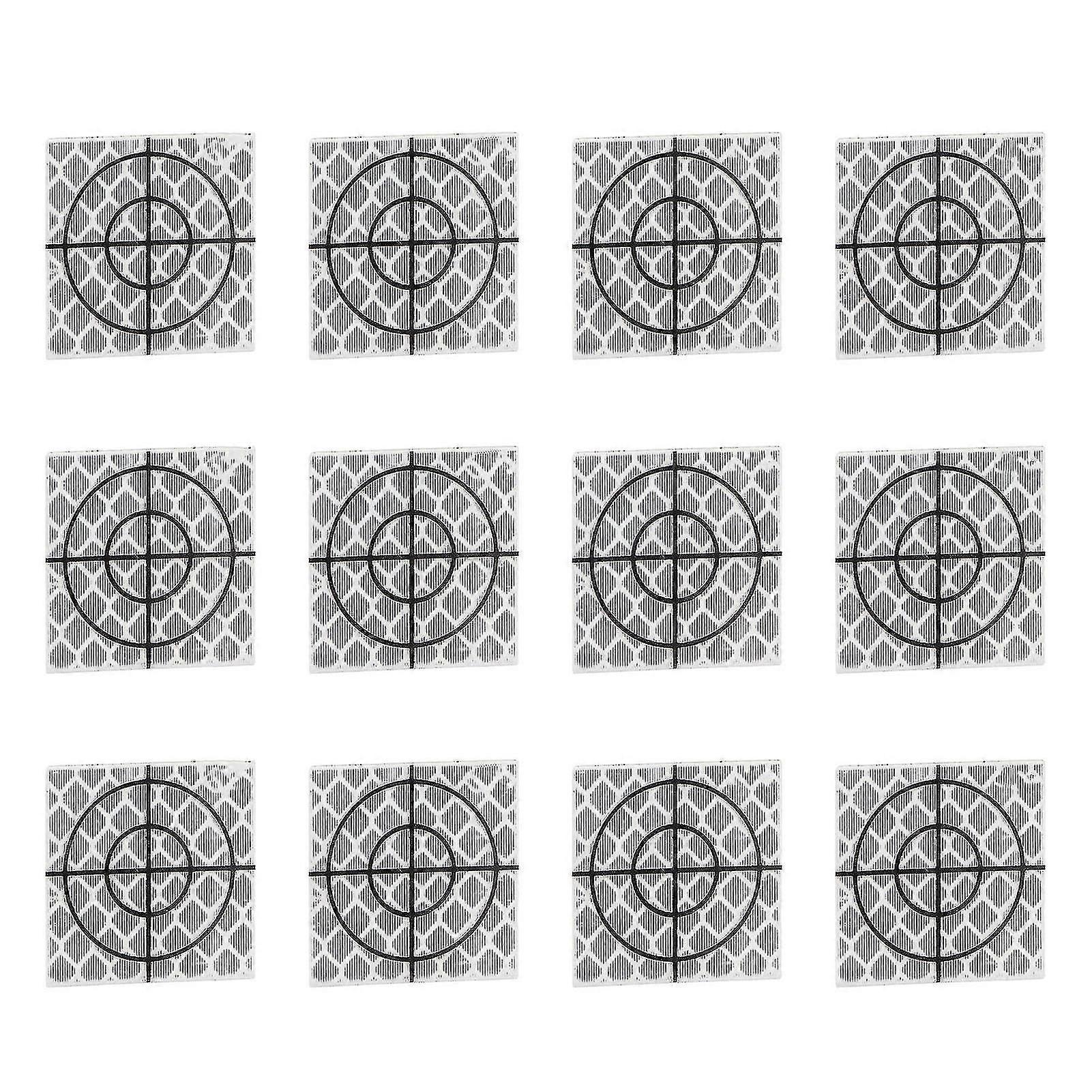 Reflective Sticker Patches compatible with Total Station Survey - 100PCS 3x3cm Self Adhesive Resin Reflectors