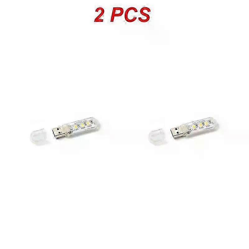 Mini Portable Led Usb Light 3/8 LEDS Book Light Reading Night Light Warm White 5V Power 3000K-7000K Mobile Power For PC Laptop