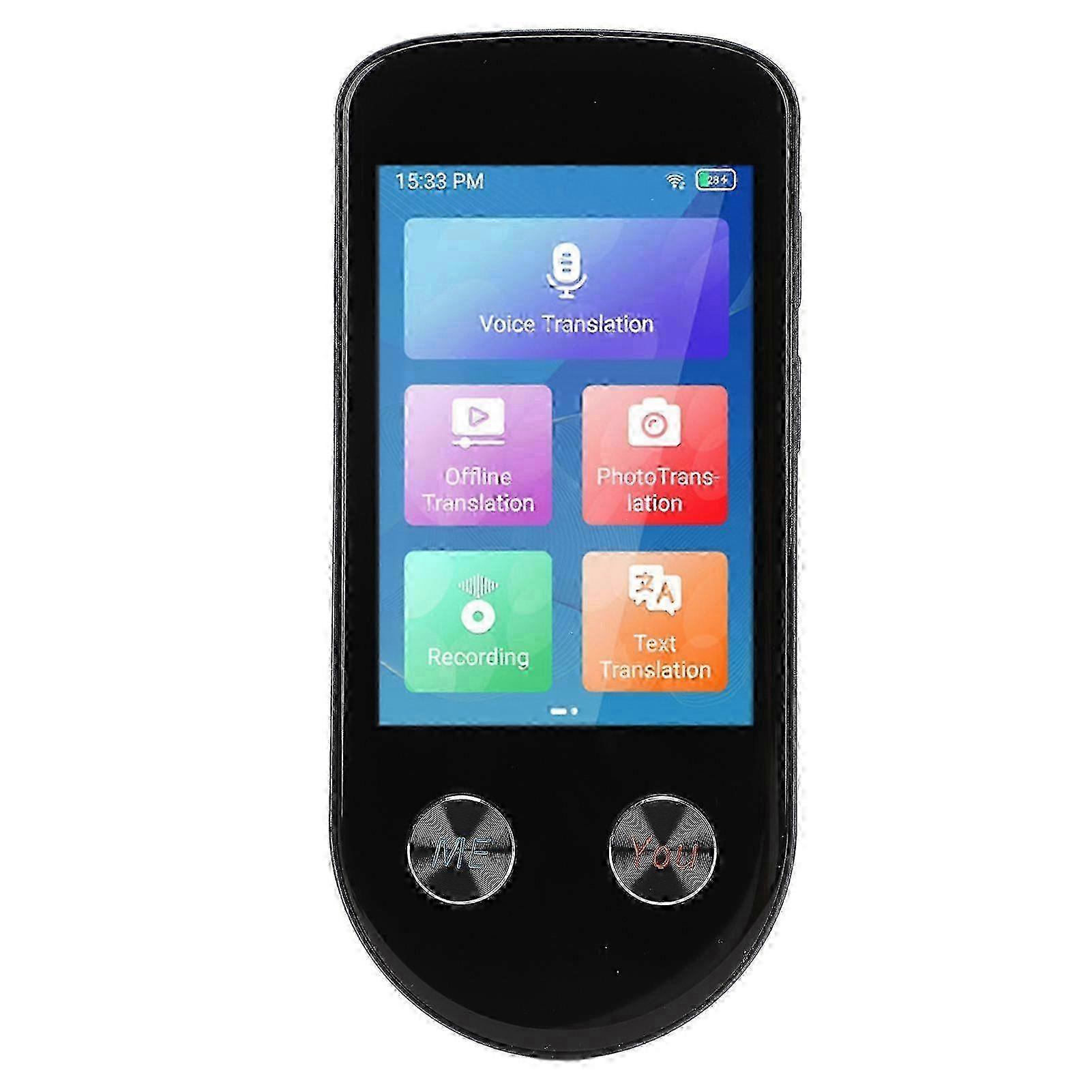 Smart Translator 137 Language High Accuracy Offline Photo 2 Way Voice Translation Device for Travel Business 25-26s