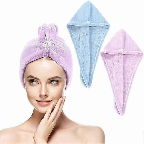 ir Towel, 2PCS Microfiber ir Towel Wrap Turban Super Absorbent for ir Quick