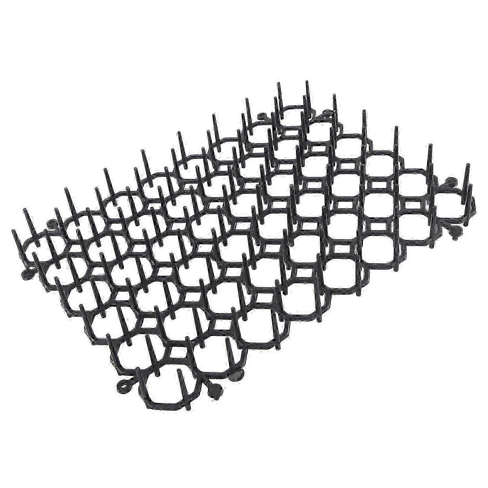 12 قطعة القط الرادع حصيرة مكافحة القطط شبكة داخلي في الهواء الطلق طارد التدريب البلاستيك سبايك حصيرة لإبعاد القطط حماية النباتات- إيفان