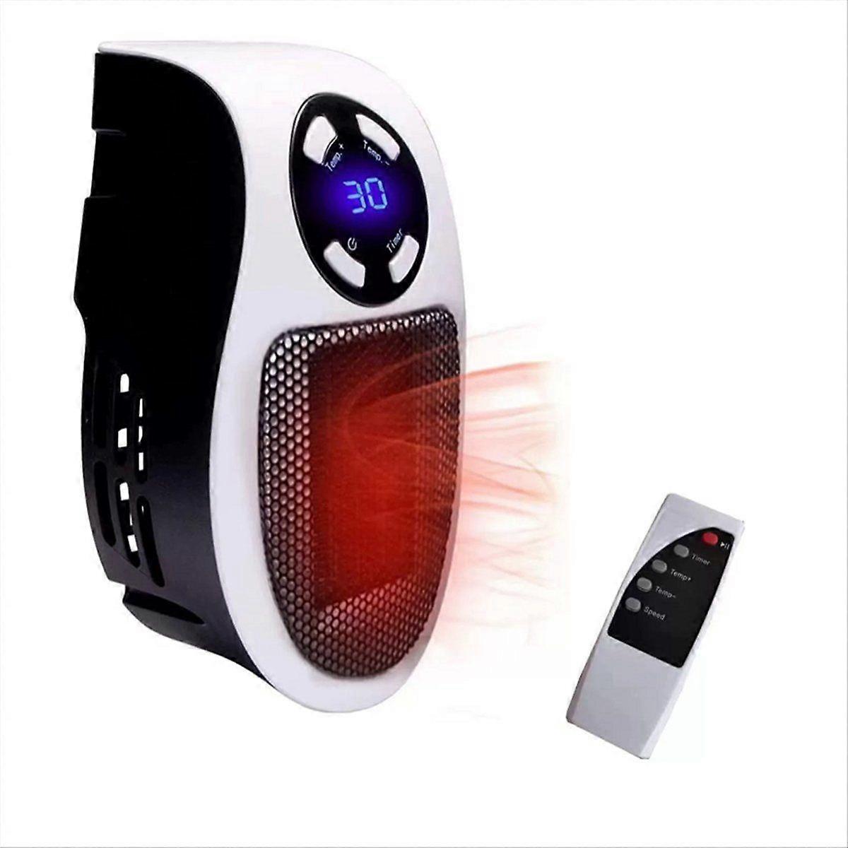 Portable Electric Heater with Remote Control Ultra Air Heater with Adjustable for Room Desktop US P