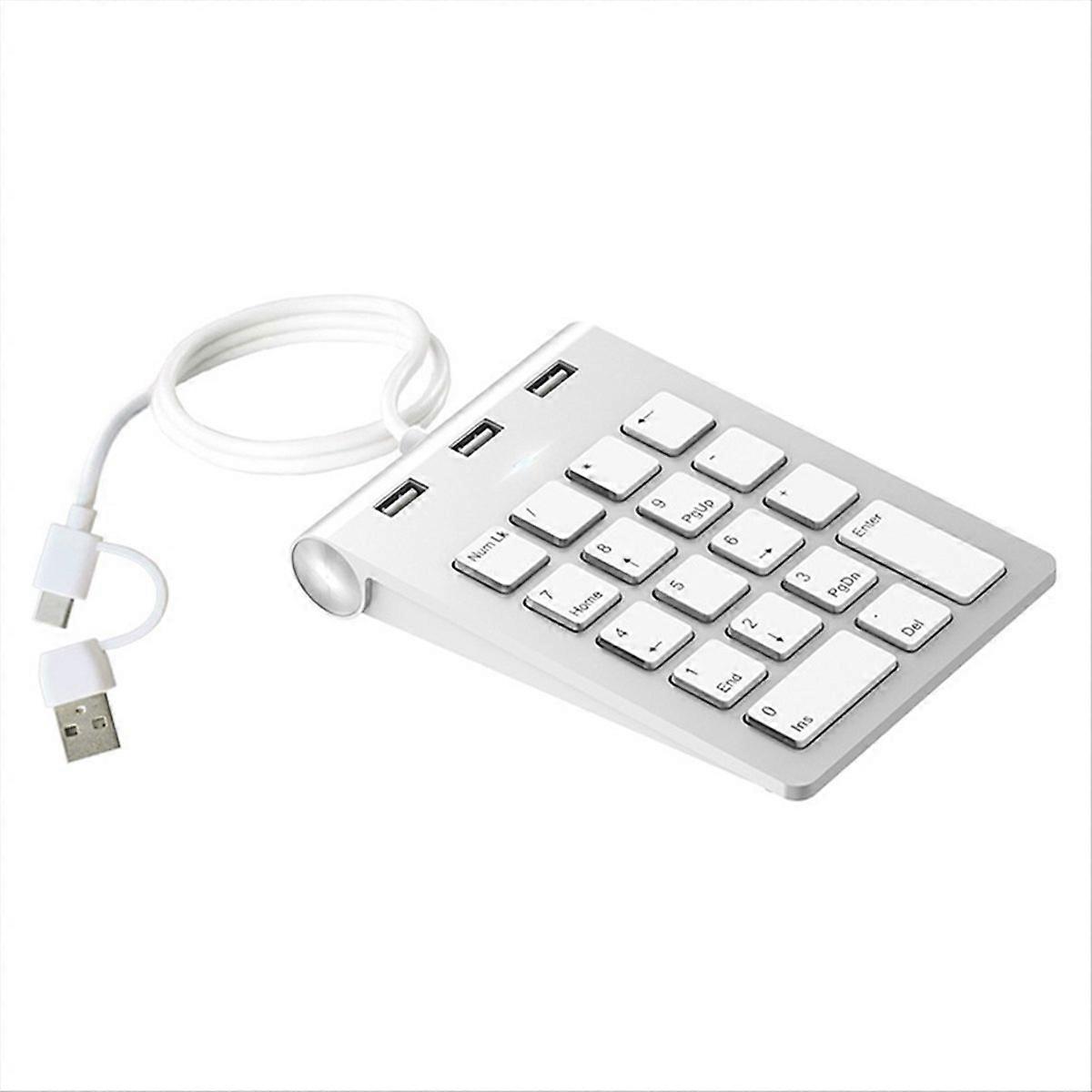 Mini Numeric Keypad Keyboard 18Keys Numeric Key Pad Numpad Number Pad