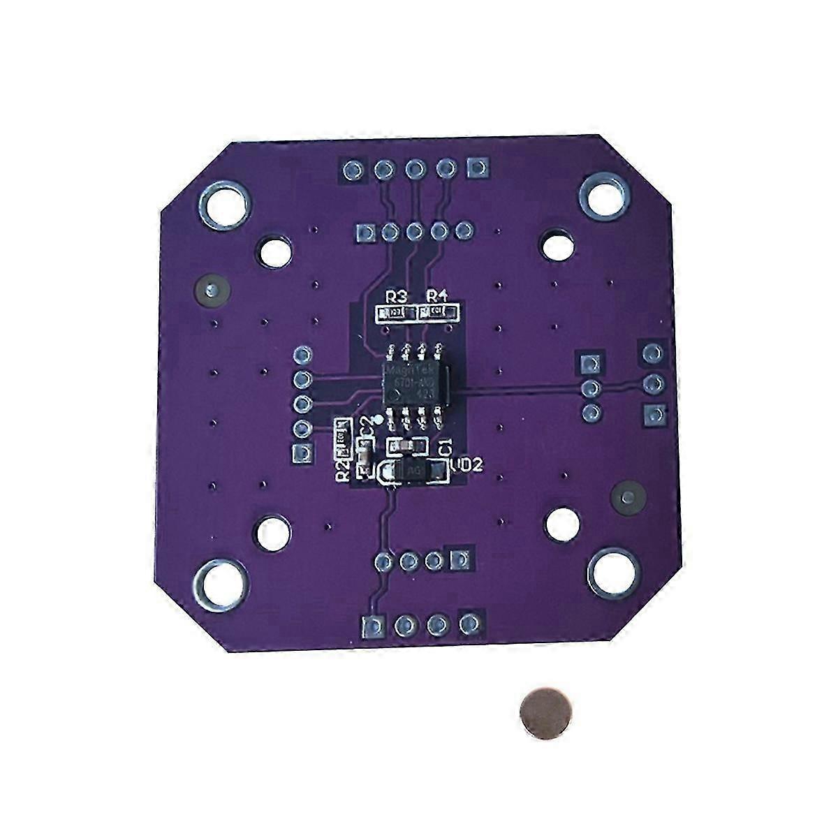 Mt6701 Yyc-mt6701ct Magnetic Induction Angle Measurement Sensor Module 14bit High Precision Can Perf