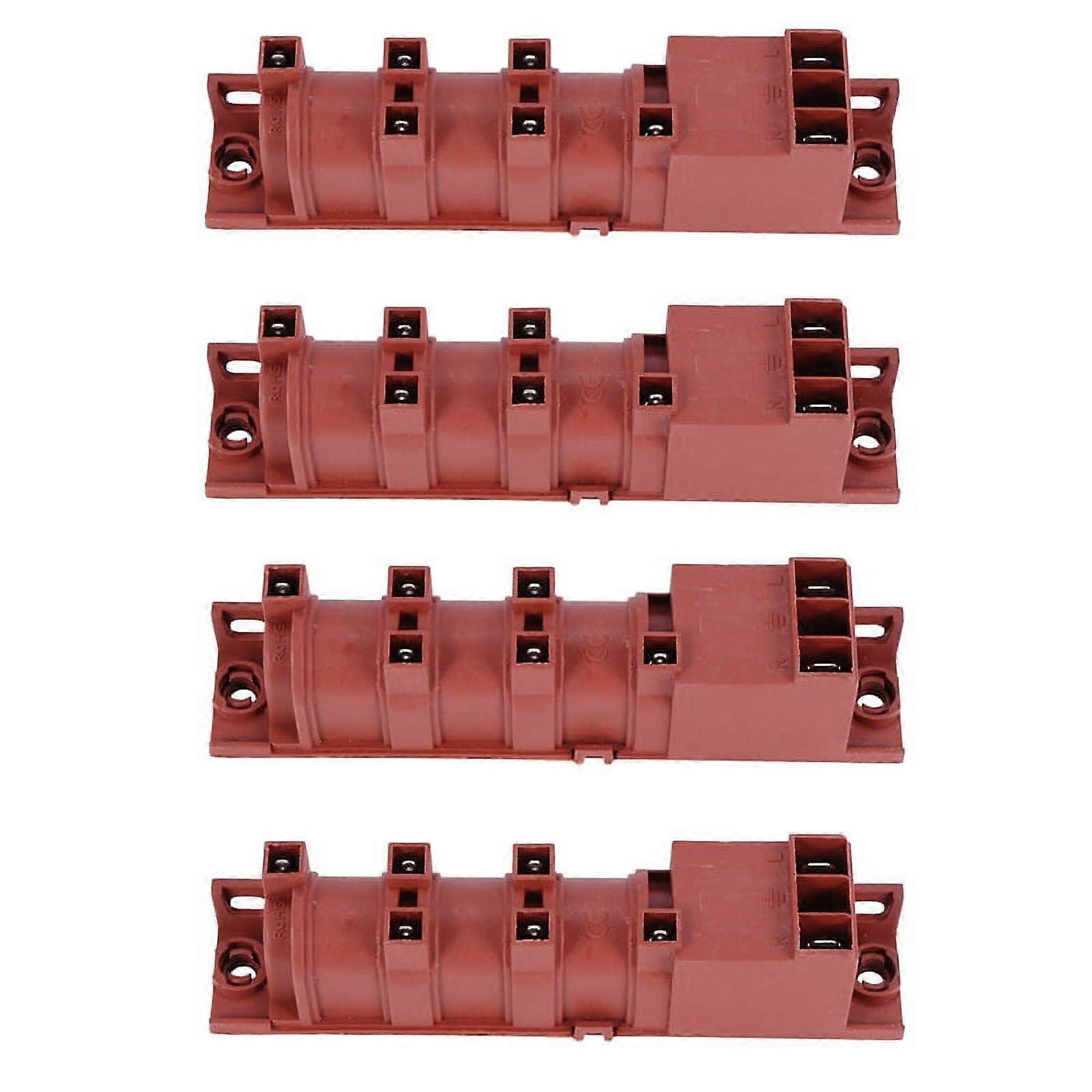 4X 220V Gas Stove Ac Pulse Igniter with Six Terminals Gas Water Heater Parts Igniter for Cooktop Range