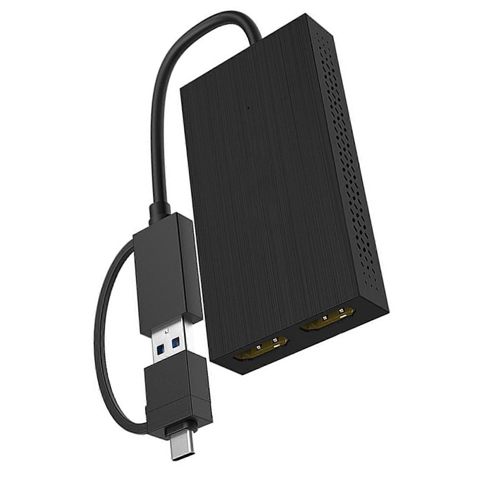 4K Display Extension USB3.0 TypeC to  Converter Content Adaptive Technology Reduce Loadings Multicolor