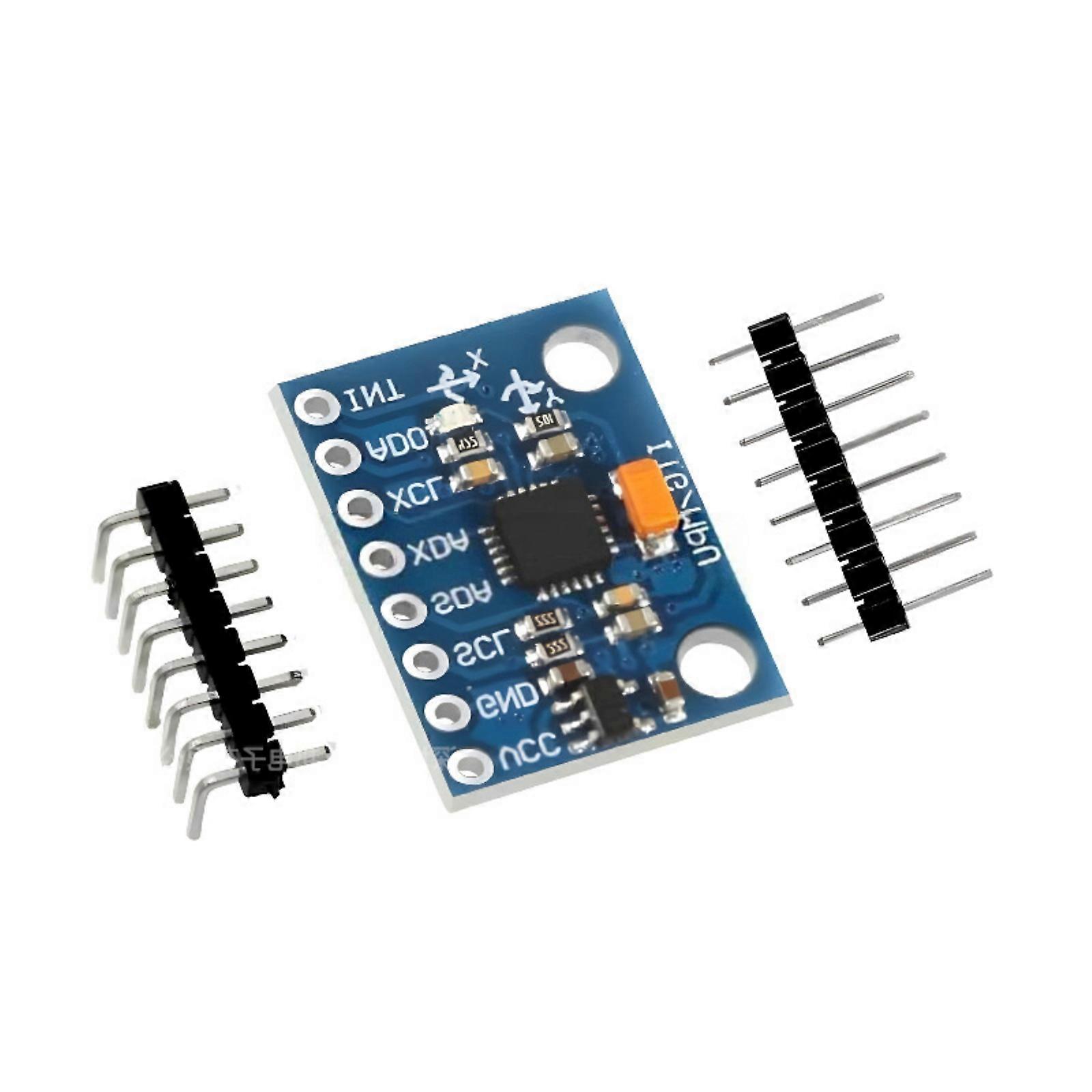 Precisions Calibrated 3 Axises Accelerometer and Gyroscopes Module for Robotics Headsets Motion Control Multicolor