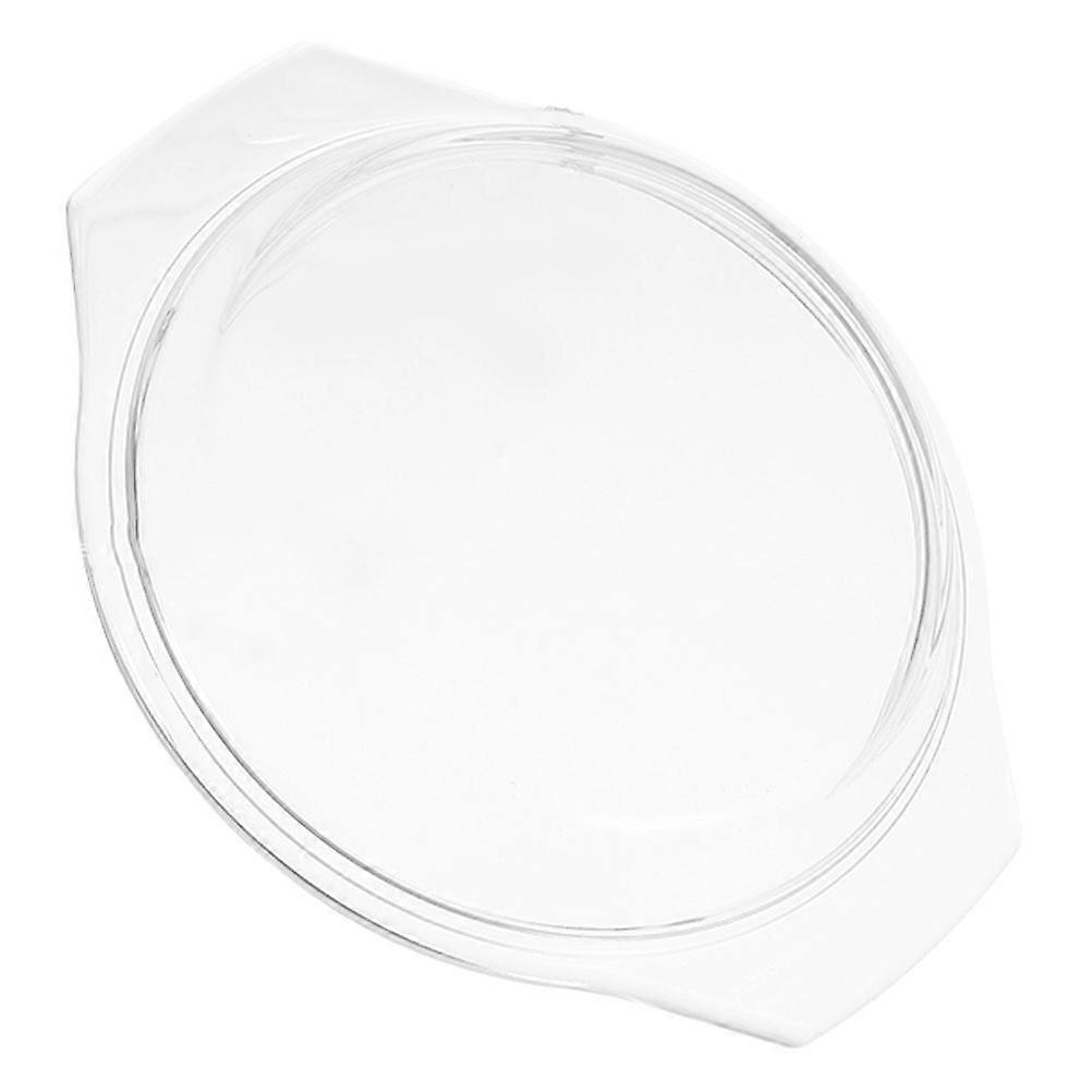 Cubierta de salpicaduras de microondas reutilizable Protector contra salpicaduras de microondas Cubierta de microondas transparente a prueba de aceite (17,8 cm)