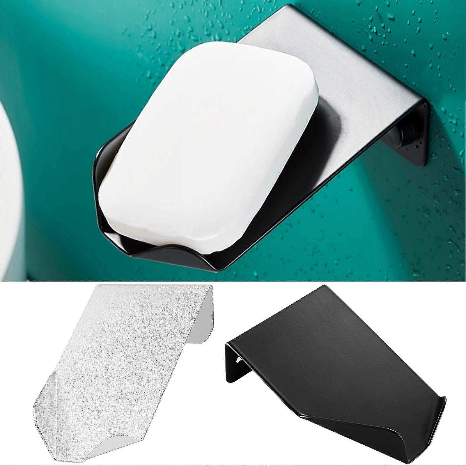 Rustproof Soap Tray with Quick Drainage and Space Aluminum Build – No-Drill Installation, Durable, Stylish, and Space-Saving Soap Storage Rack