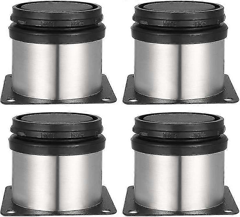 4pcs家具の足、調節可能な足、キャビネットの足、厚いテーブルの足、家具の足、ステンレス鋼のねじが付いている調節可能な高さ