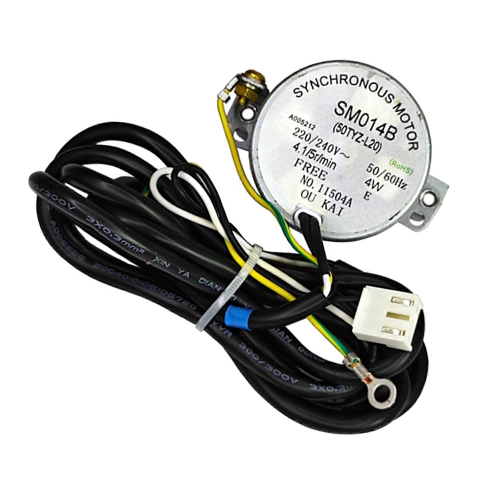 Metal Synchronous Motor Suitable for Cooling Devices Repair Universal Fit Quiet Function Enhanced Safety Features Multicolor