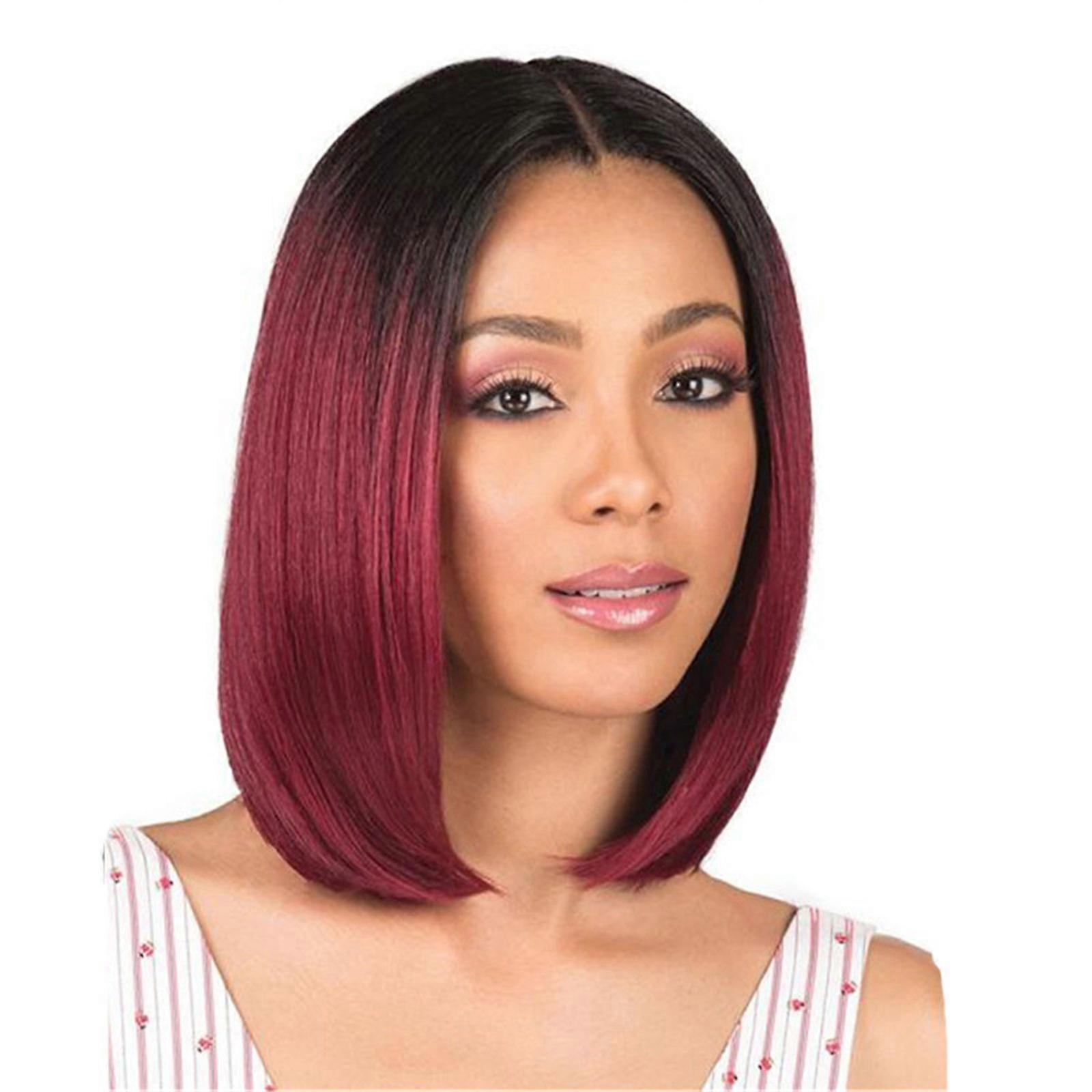 Premium Synthetic Short Bob Wigs Natural Fluffiness Odor Resistant Ideal For Office And Parties Multicolor