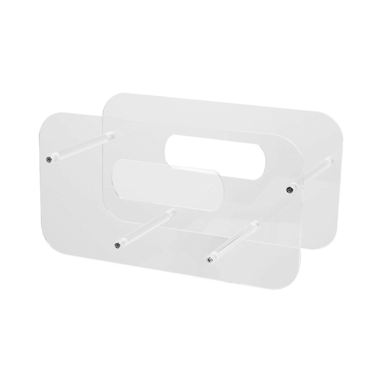 Sturdy Clear Acrylic Plate Holder Durable And Space Efficient Storage Solution For Kitchen Or Outdoor Use Multicolor