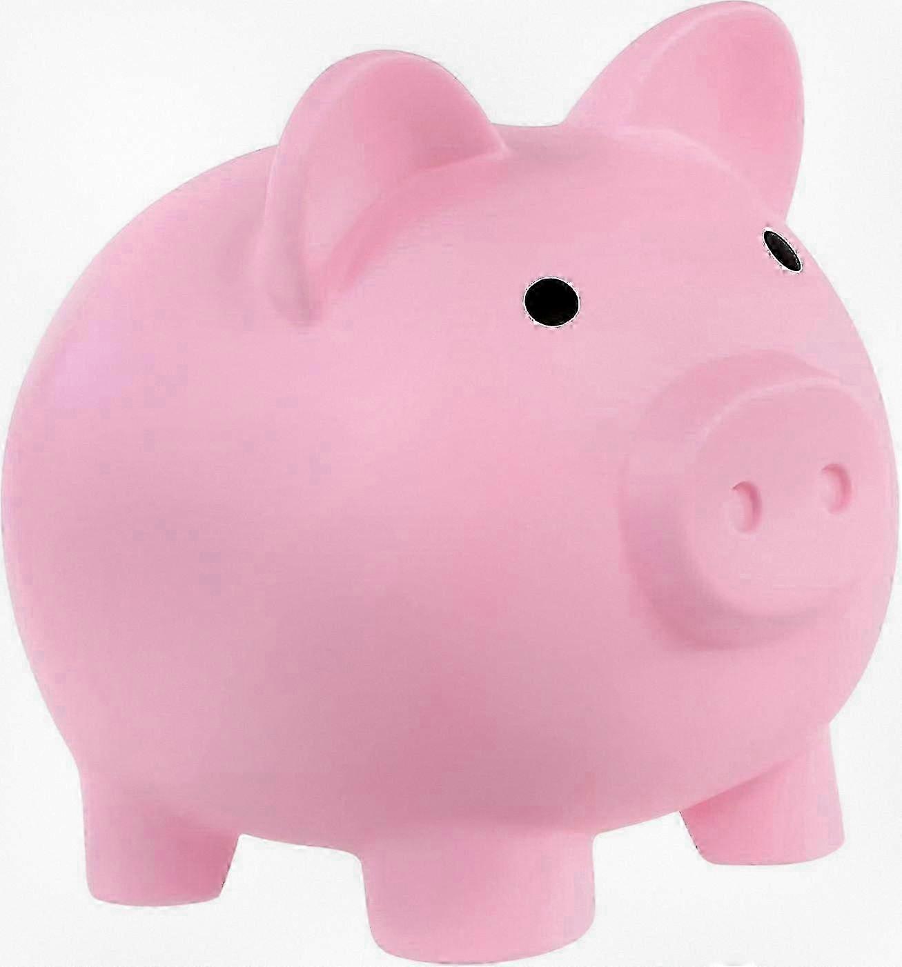 קופת חזירון מפלסטיק חמודה למבוגרים - קופסת כסף עמידה למטבעות וחיסכון