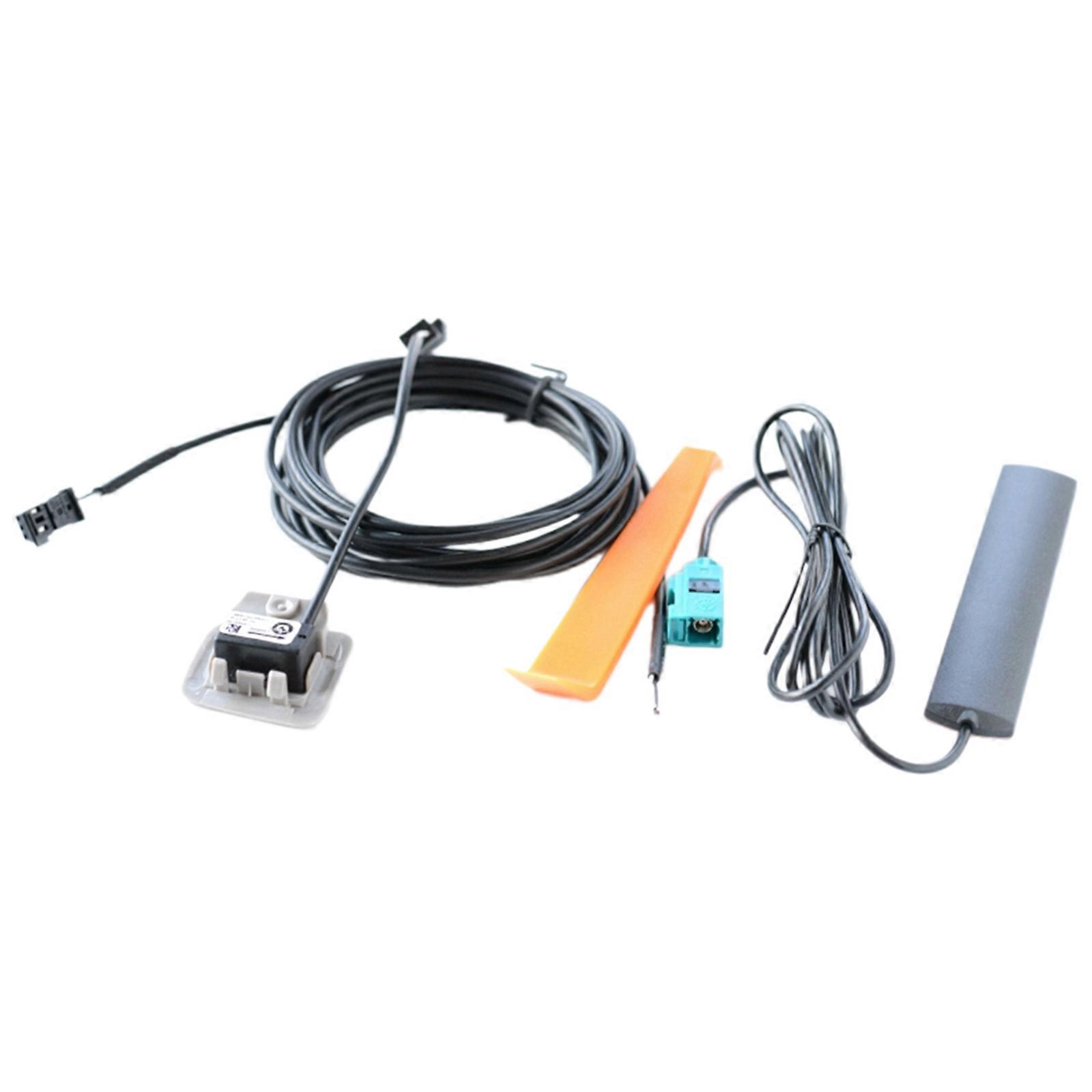 Replacement Mic and Antenna Microphone with Bluetooth-compatible Wire & Music Antenna Auto Accessory Easy Installation Multicolor