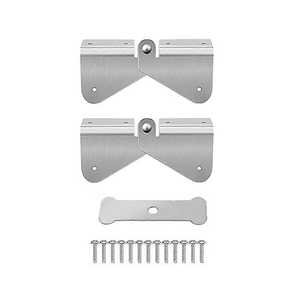 Stainless Steel Gutter Downspout Extension Hinge, Flip Up Hinge Design, Compatible with Rectangle and Square Downspout,C