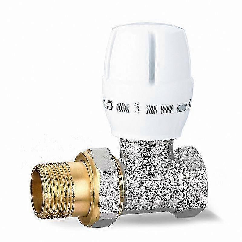 DN20 Radiator Valve, 3/4" Thermostatic Control for Heating Systems with Manual Adjustment