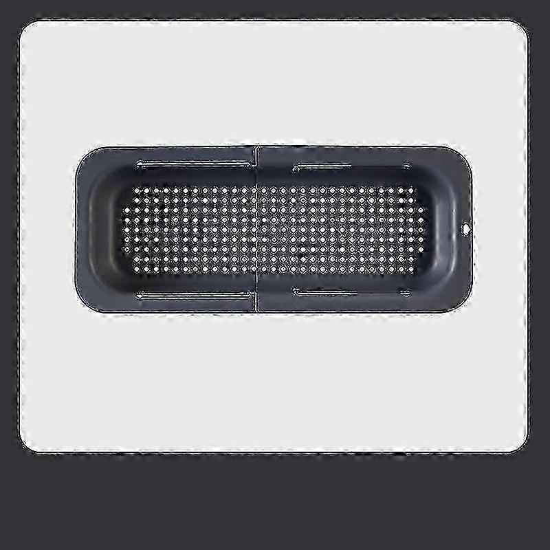 Adjustable Sink Strainer for Kitchen, Extendable Drain Strainer with Durable Mesh - 34.5-48cm