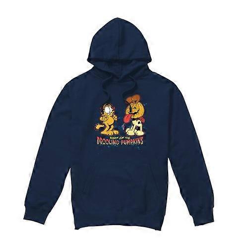 Garfield Mens Drooling Pumpkins Hoodie
