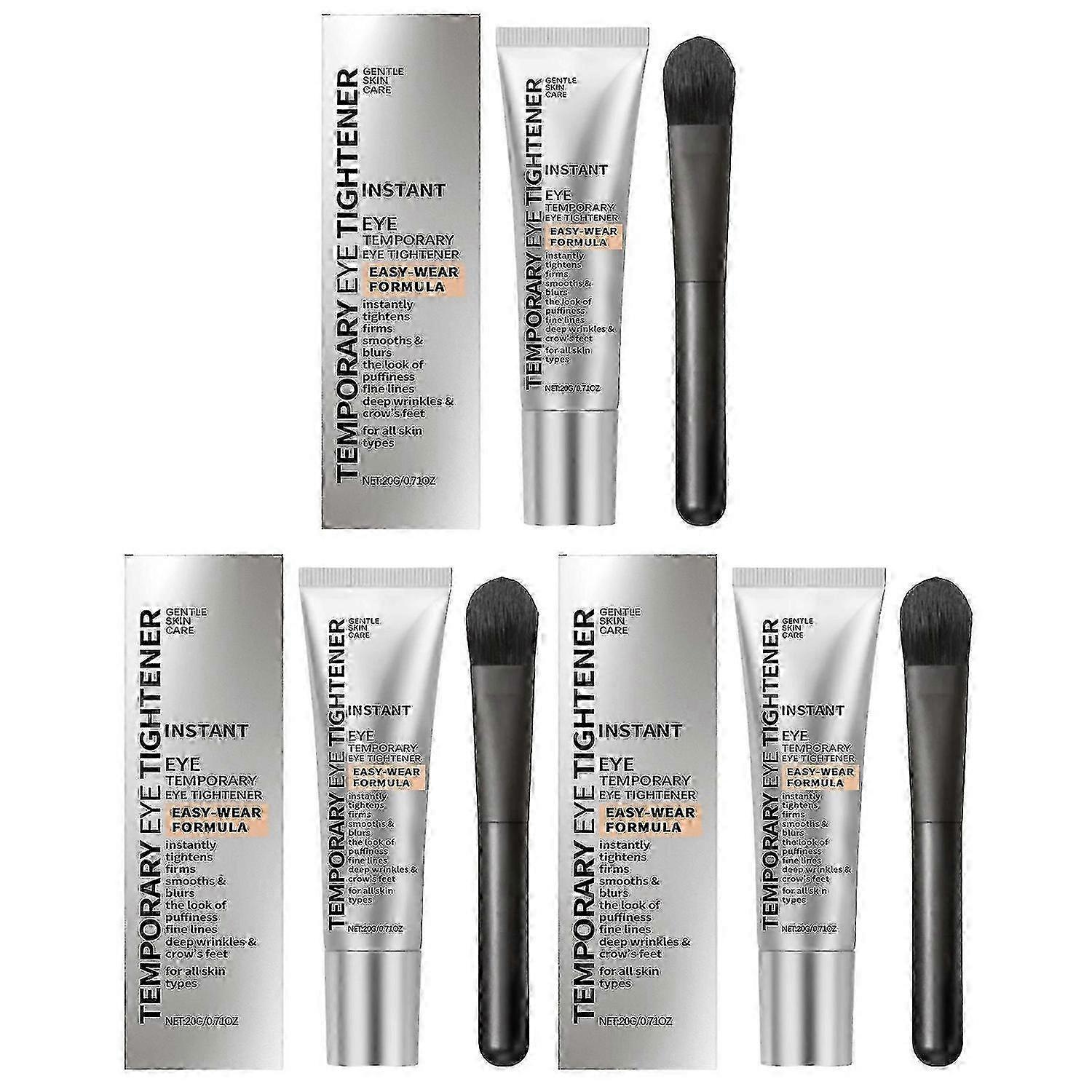 3 قطع شد العين الفوري ، كريم شد العين المؤقت ، تقليل الانتفاخات تحت العين ، الهالات السوداء والتجاعيد ، الانتفاخ ، بشرة مشدودة ، خطوط دقيقة مضادة للشيخوخة