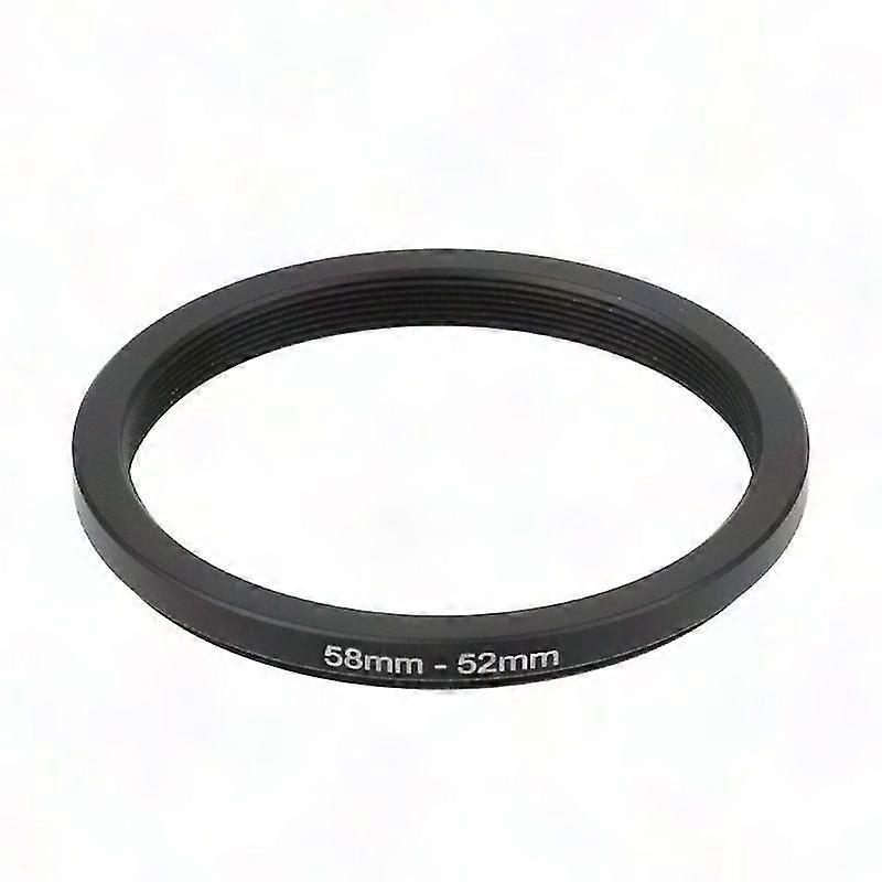 58mm to 52mm Metal Step Down Ring Lens Adapter Filter Camera Tool Accessory