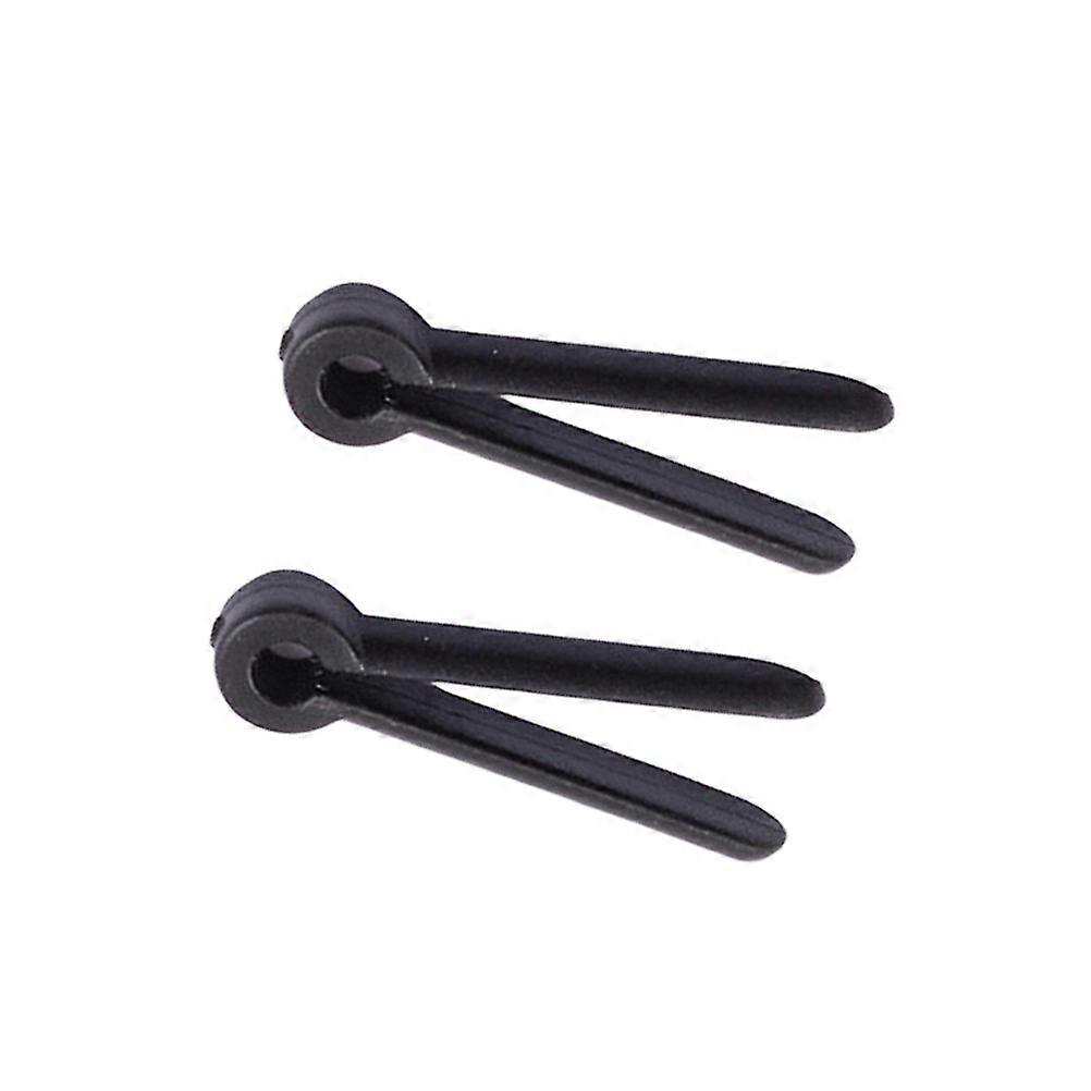 Bow Peephole String Separator for Archery Use Black ABS Practical Bow Accessories Portable Size 2pcs