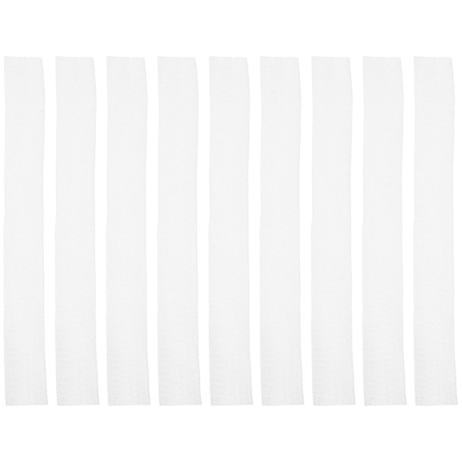 White PE Mesh Protector Sleeves 100pcs Shockproof Scratch Resistant Travel Covers For