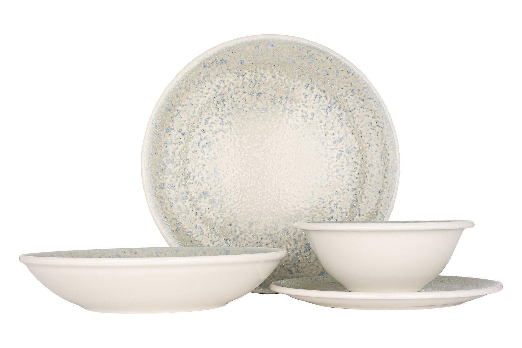 By Bone Dinnerware Set (Medium) - Natura Ocean - 24 pieces - 6 persons - Porcelain