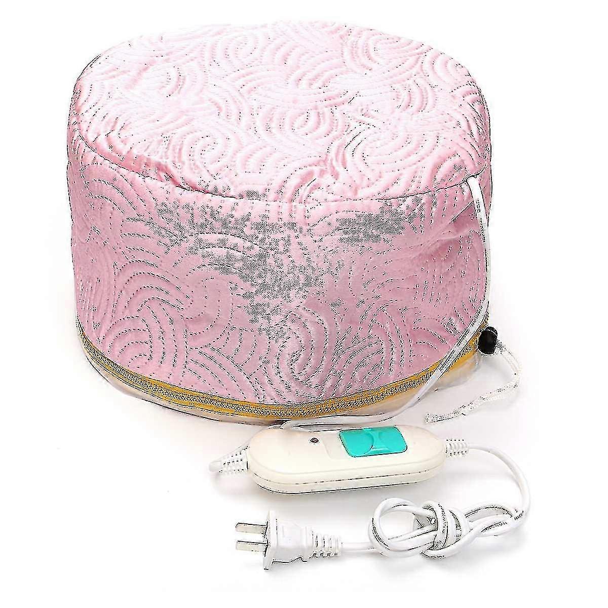 電気ヘアキャップサロンスパスチーマー熱治療栄養ヘアマスクオイル熱帽子