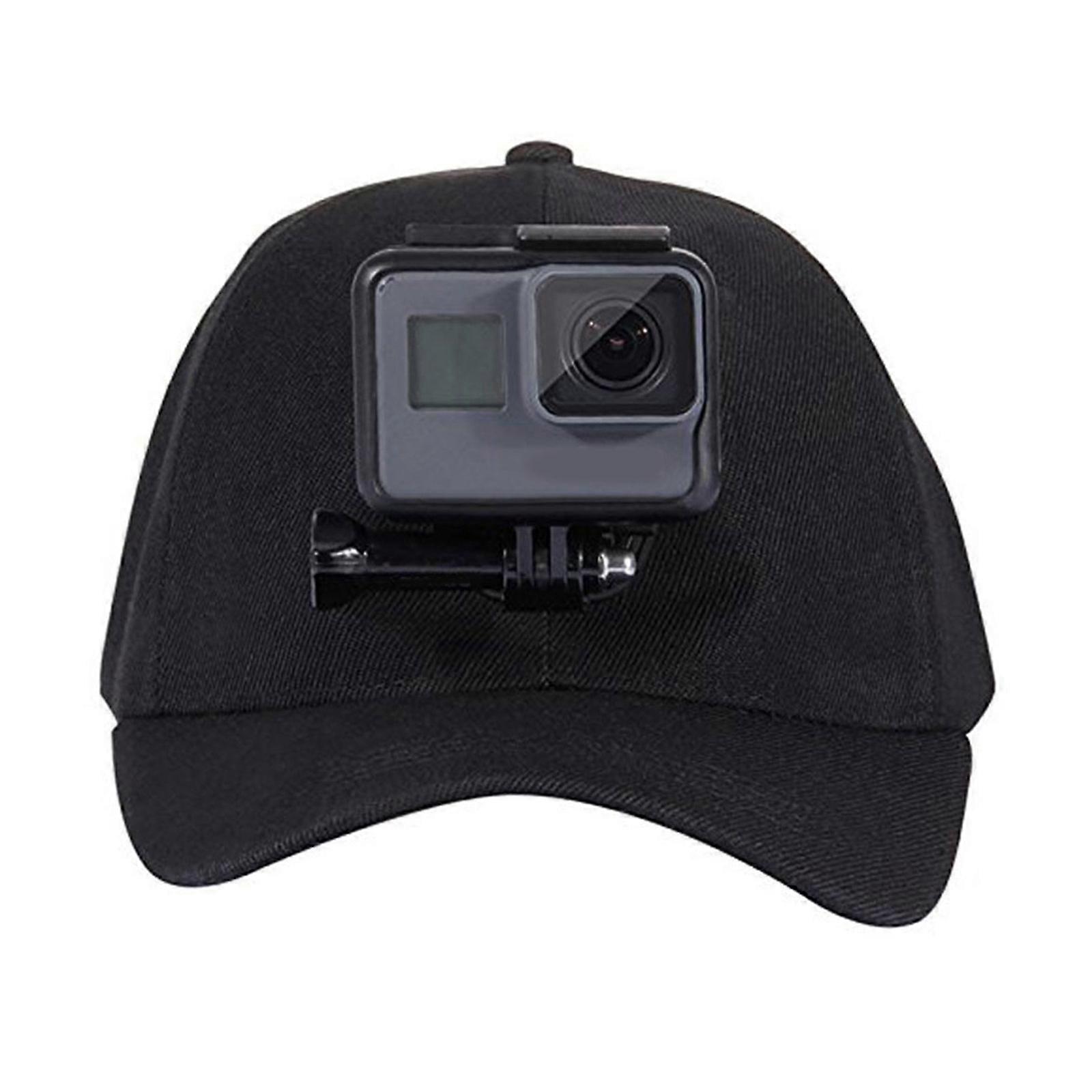 Multi Purpose Camera Mount Base Hat for Sun Protections and Recording Foldable Design Easy to Carry Adjustable Design Multicolor