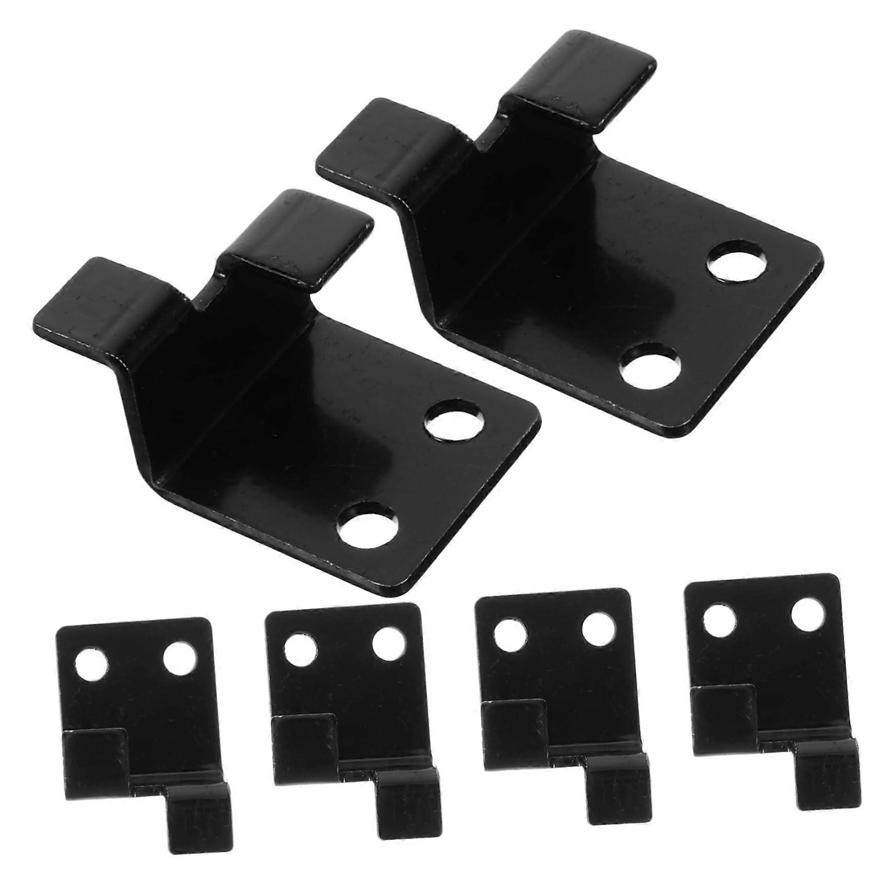 6pcs Heavy Duty Wall Mount Mirror Brackets for Concrete Walls and Tile Secure Display Hooks