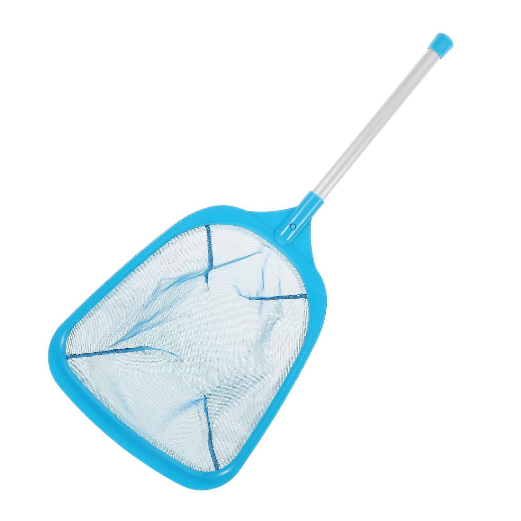 Pool Skimmer Net with Pole, Durable Frame, Fine Mesh for Efficient Swimming Pool Leaf Removal