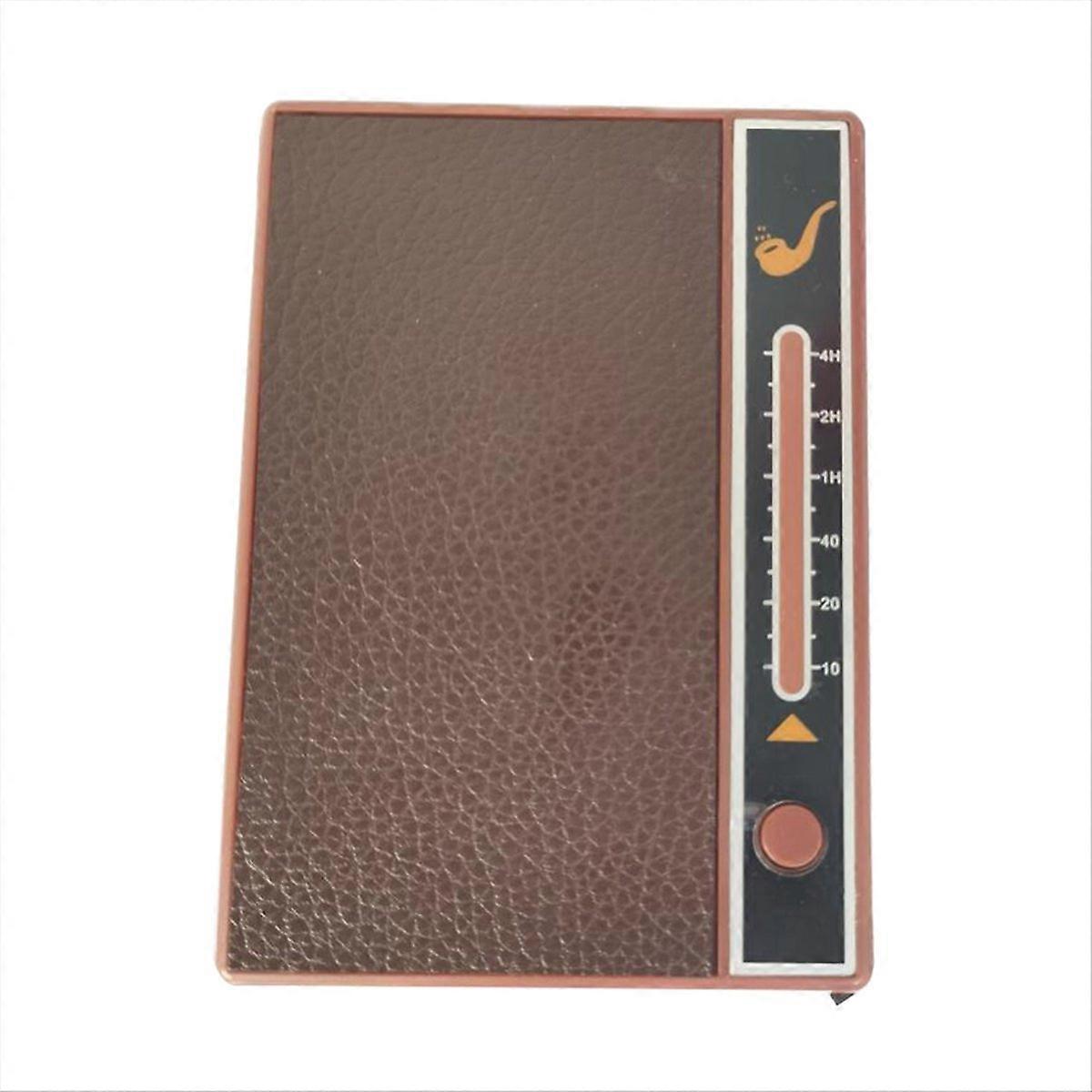 Portable Lock Box, Control And Reduce Smoking Boxes,(brown)