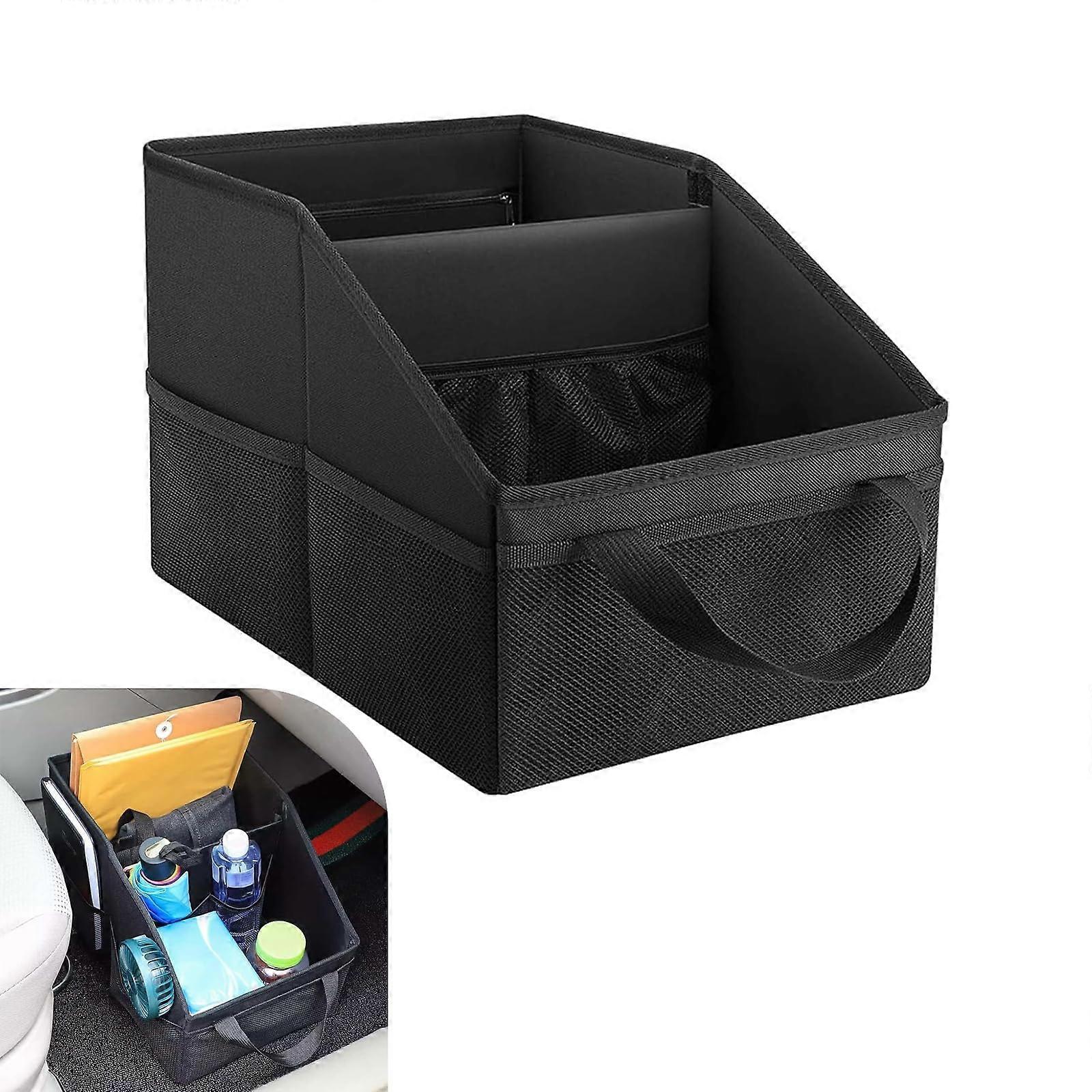 Car Seat Organizer Waterproof Oxford Cloth with MultiCompartment Storage and Collapsible Design