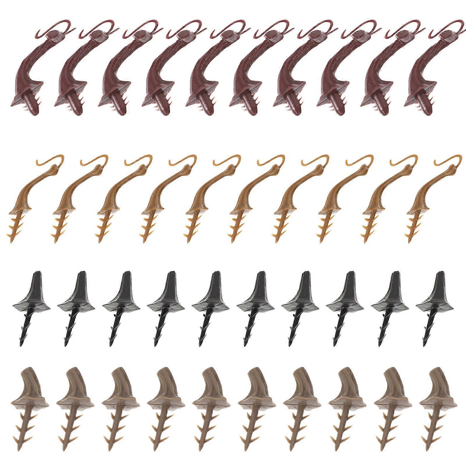 Pumpkin Stem Plastic Halloween Pumpkins Maker for DIY Use 120Pcs