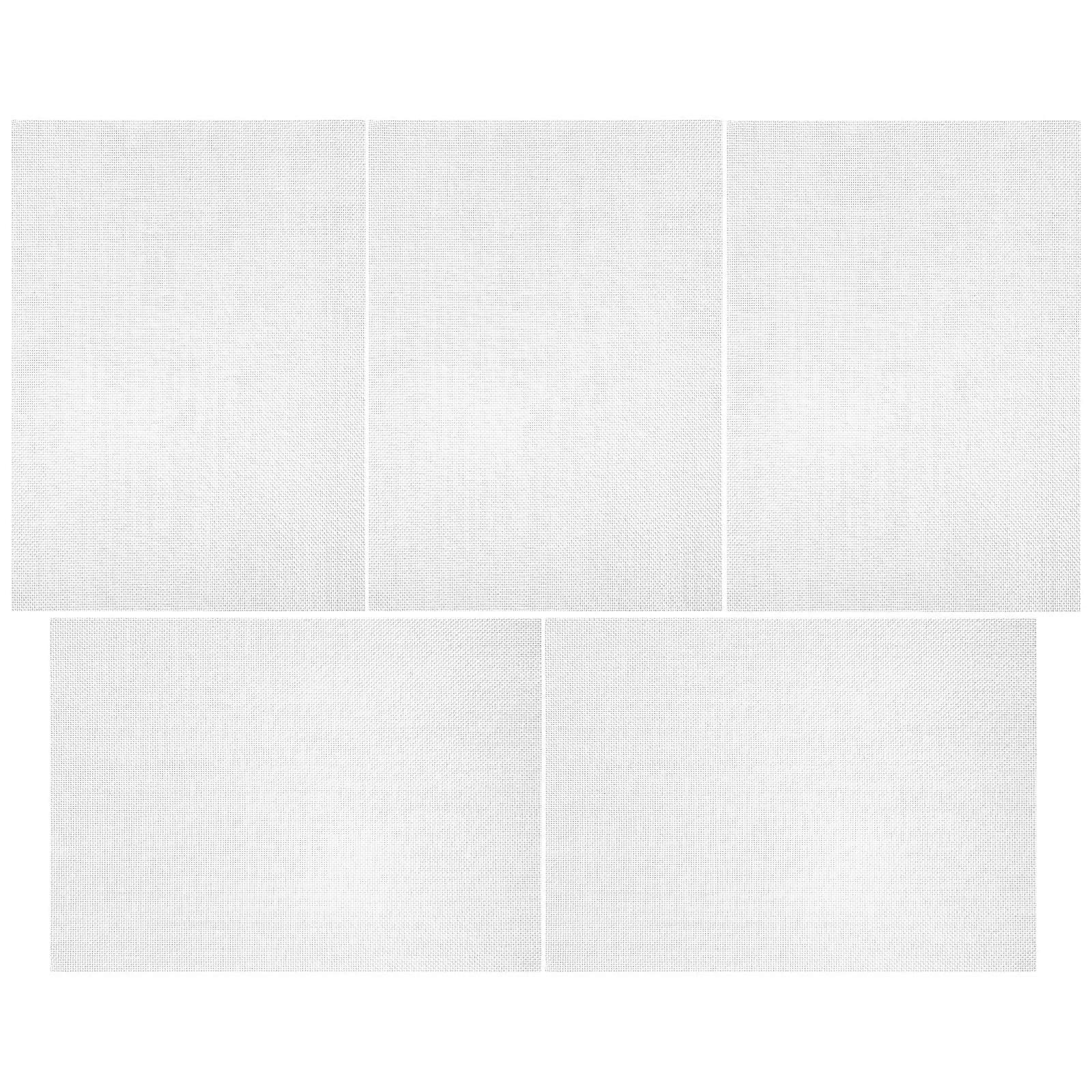 Silver Metal Screen Mesh for Fine Filtration 5Pcs Durable Mesh Sheets