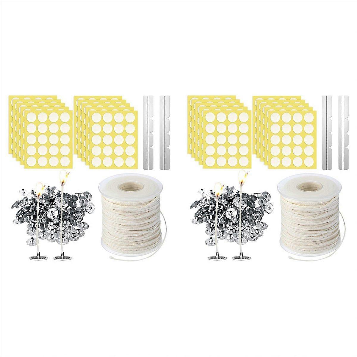 Wick,Wick Sustainer Tabs,Wick Stickers,Wicks Holder for Candle Making