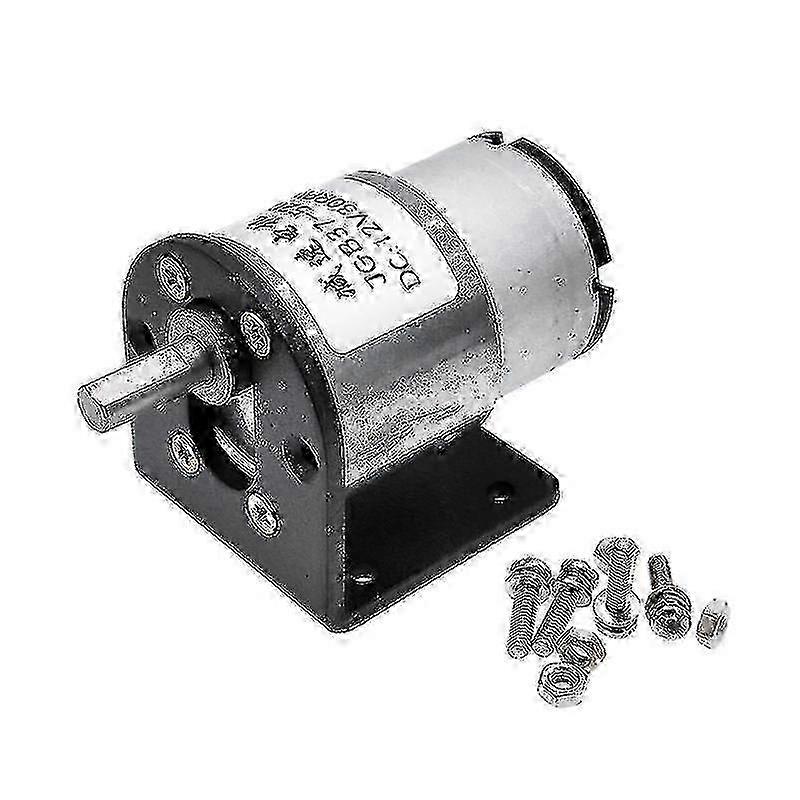 High Torque 12V Gear Motor for DIY Projects with 5-600 RPM Range