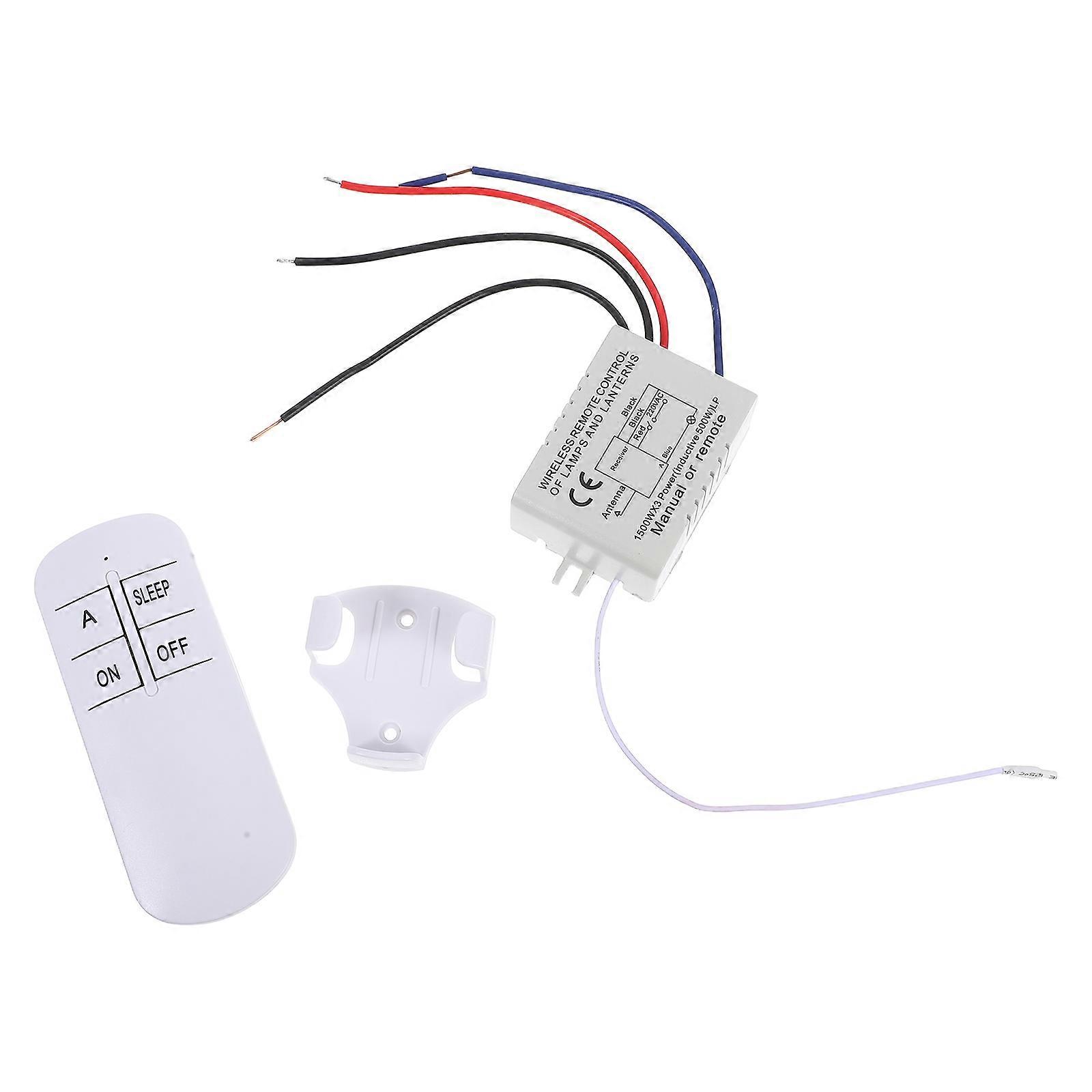 Wireless Ceiling Light Fixture Remote Switch Single Operation Multi