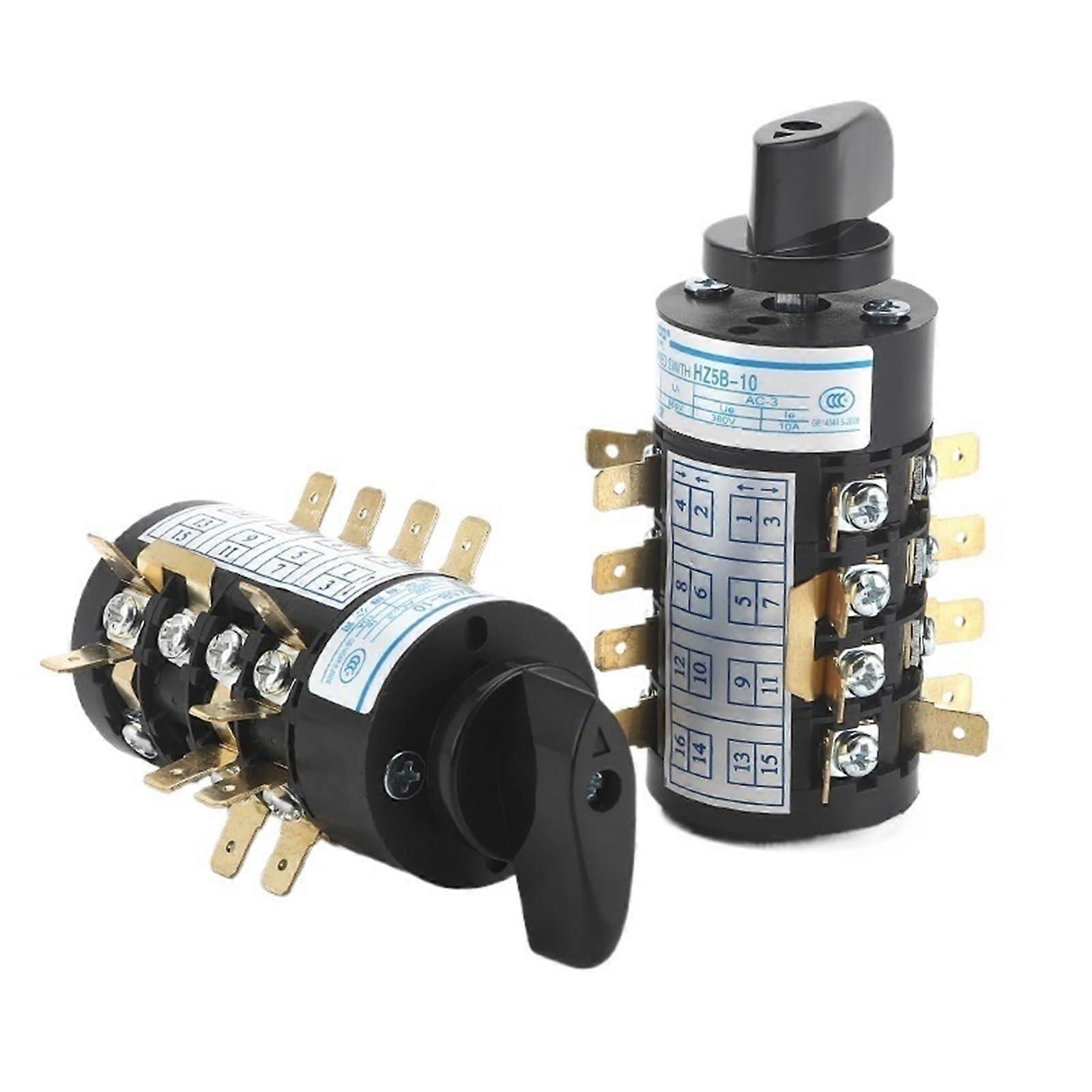 HZ5B20 20A 660V 4 Phase Rotary Cam Selector Switch with 16 Screws for Welding